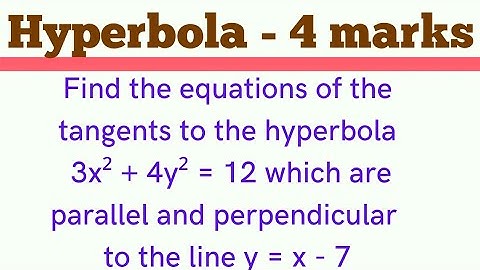 2B | Hyperbola | 4 marks problem @EAG