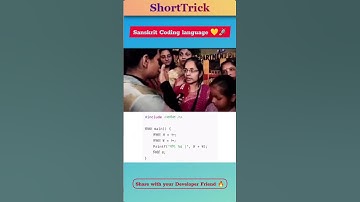 Sanskrit Coding? The Future of Programming! 🚀 #Tech #Coding #Sanskrit #Innovation #SanskritCoding