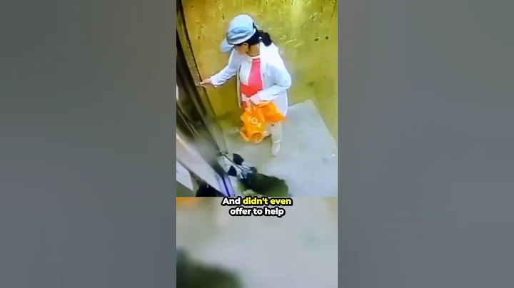 Woman Ignored Dog Stuck In Elevator 🥲❤️