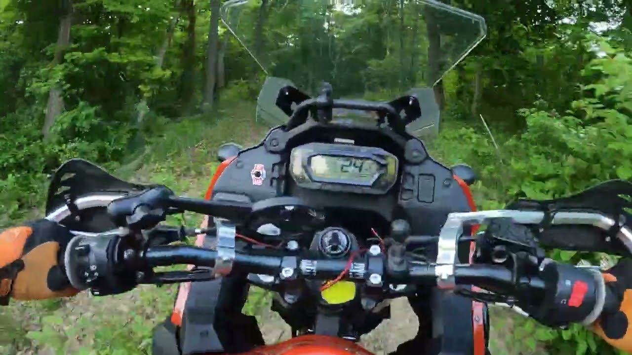 Обзор и тест-драйв модернизации подвески KLR650 2022 года!