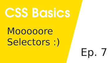 Descendant Selectors & Classes • CSS Basics 7
