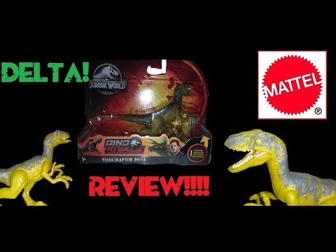 Mattel Dino Rivals "Delta" Velociraptor Review!!! Attack Pack!!!