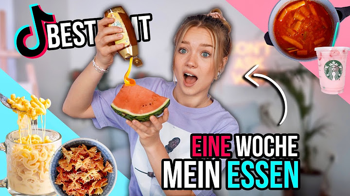 TIKTOK BESTIMMT FÜR EINE WOCHE ALLES, WAS ICH ESSE (oh yes) 😻🍫