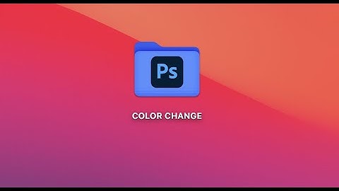 How to change folder color/icon on Mac OS Big Sur