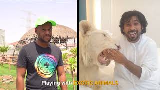 Humaid Albuqaish Le meilleur ami des animaux exotiques