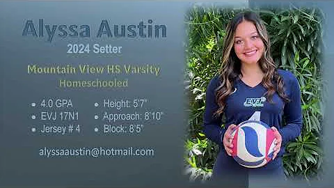 Alyssa Austin #4 // 2024 Setter // USAV GJNQ - 7.0...