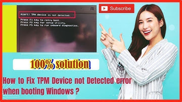 TPM device is not detected FIXED[100%]