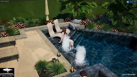 Custom Pool Design By: Kevin Hernandez - 2022