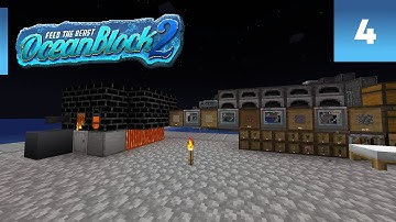 Oceanblock 2 #4 - Automated Crushing and Building a Foundry