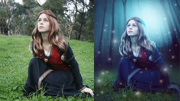 Photoshop Manipulation | Magic Forest | Photoshop Tutorial
