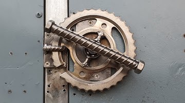 Chốt cửa tự làm tuyệt đẹp từ phế liệu. #TK14 #soncatchannel