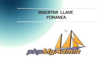 Como asignar la Llave foranea en phpMyAdmin, forma rapida