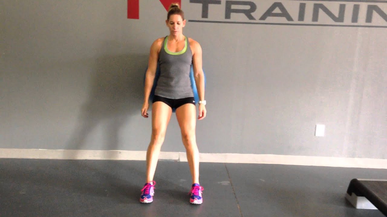 Wall Squat with Stability Ball - YouTube