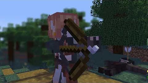 Fight in forest. Test fight. (mine-imator)