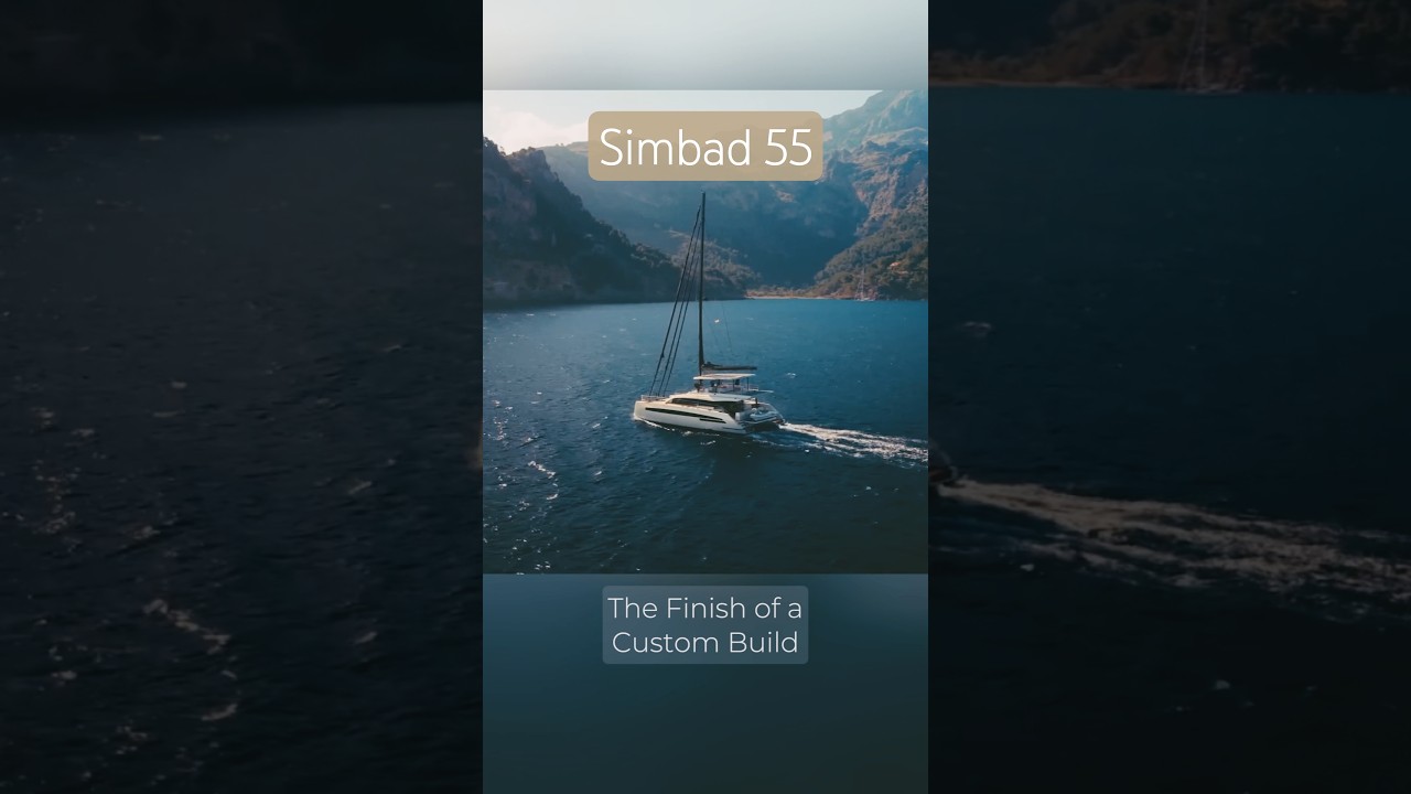 ⁣Simbad 55. A New Elegant Catamaran for 2026.