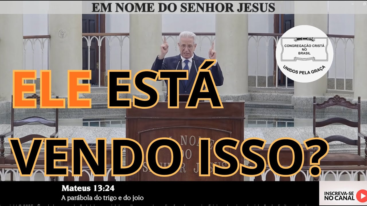 Quando parece que o mal está vencendo, Deus já marcou o dia da colheita | Mateus 13:24 | CCB | #ccb