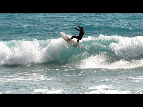 SURFING PAPHOS CYPRUS | RIDING The Waves 4K