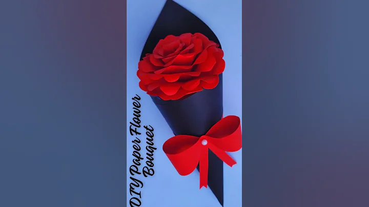 Easy paper flower bouquet making | DIY bouquet ideas #bouquet #trending