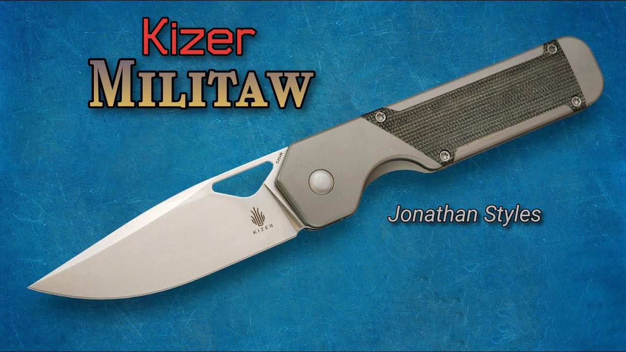 Kizer Militaw - Smooth Gent's EDC Folder by Jonathan Styles!
