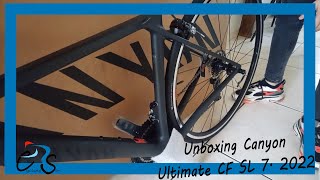 Unboxing Canyon Ultimate CF SL 7. 2022 / my new bike