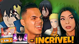 React • VOCÊ ME FEZ ESQUECER MEU PASSADO - Kawaki \u0026 Naruto + Rap do Sasuke Uchiha (Boruto) | Meckys