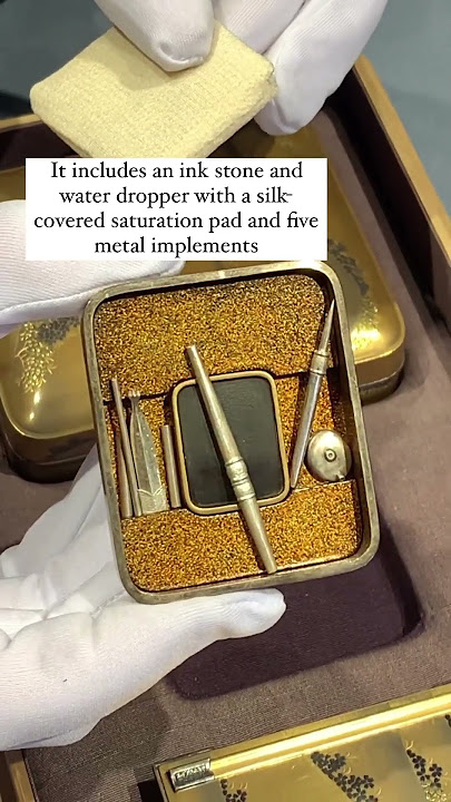 Japanese Meiji Lacquer Writing Set