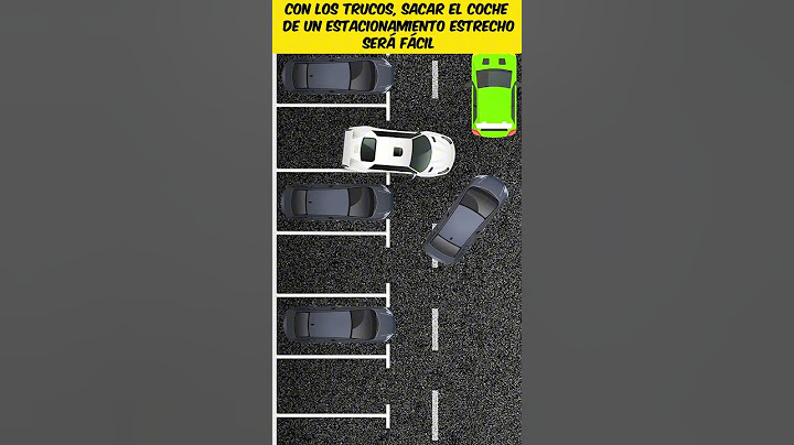 Atrapado en estacionamiento angosto así se sale fácil 😱➡️