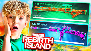 ROGAN'S NEW META CLASS on REBIRTH ISLAND is INSANE! BEST MORS SNIPER AND MILANO