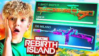 ROGAN'S NEW META CLASS on REBIRTH ISLAND is INSANE! BEST MORS SNIPER AND MILANO