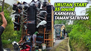 Download Lagu Semeru Bergemuruh..BP AUDIO Maskot,Daftar Lengkap \u0026 Urutan Start Sound Karnaval Taman Satriyan 2025  MP3