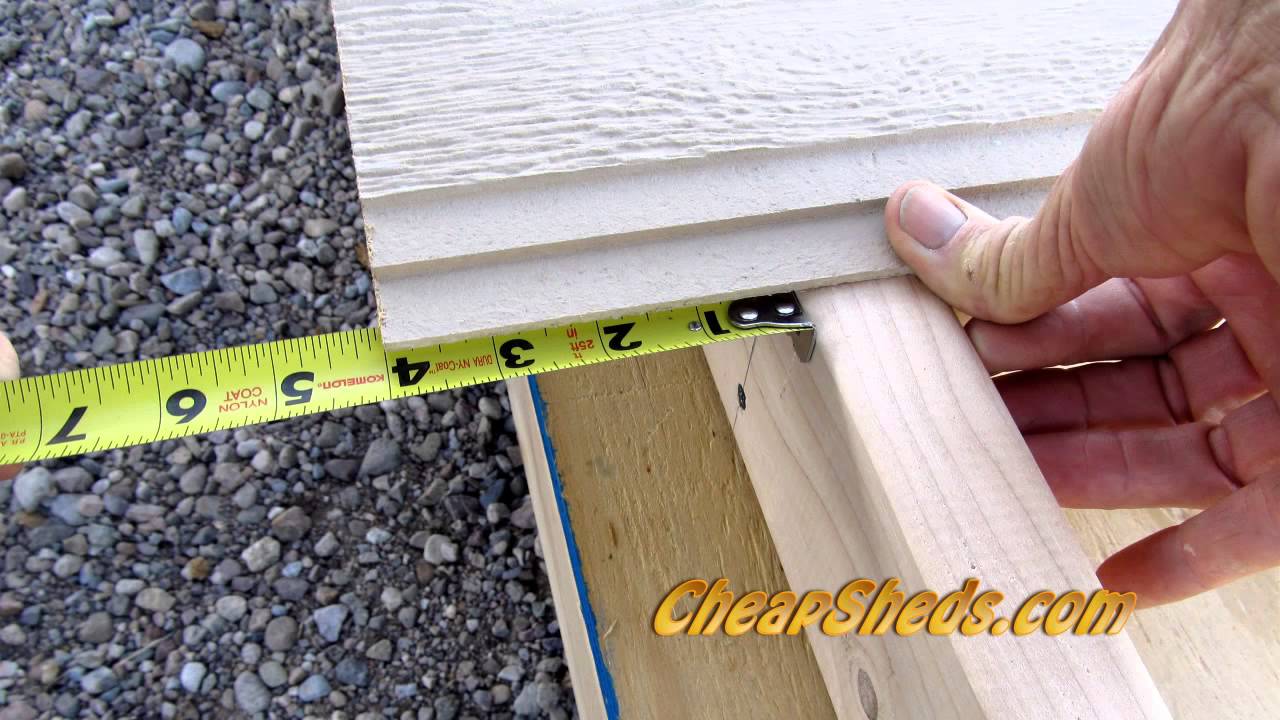 How To Build An 8x12 Shed In 10 Easy Steps - YouTube