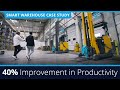 Smart warehouse case study how the integration of rfid uwb and sap improved productivity by 40