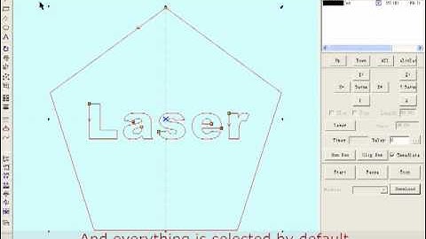 How to engrave stamp with LaserCut software, china laser machine
