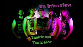 Interview mit Taskforce Toxicator im Probe-Bunker - der "Laser Samurai" ist auf dem Vormarsch
