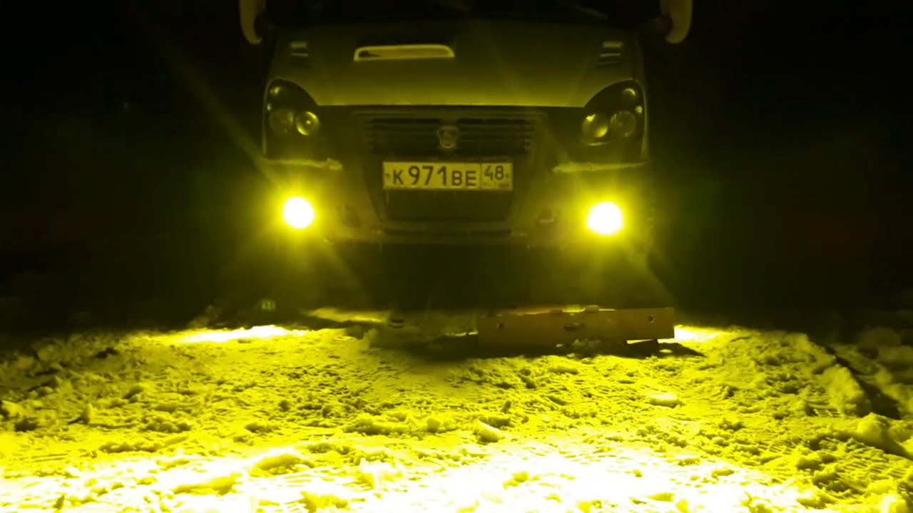 Led туманки газель