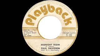 Paul Davidson  Midnight Ridim