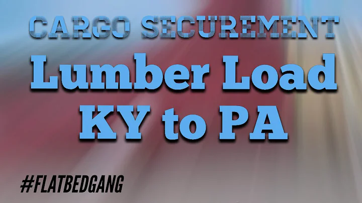 Cargo Securement, Odd Shaped Lumber Load, Full Tarp