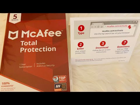 How to install/ create account/ download McAfee Antivirus into 5 devices