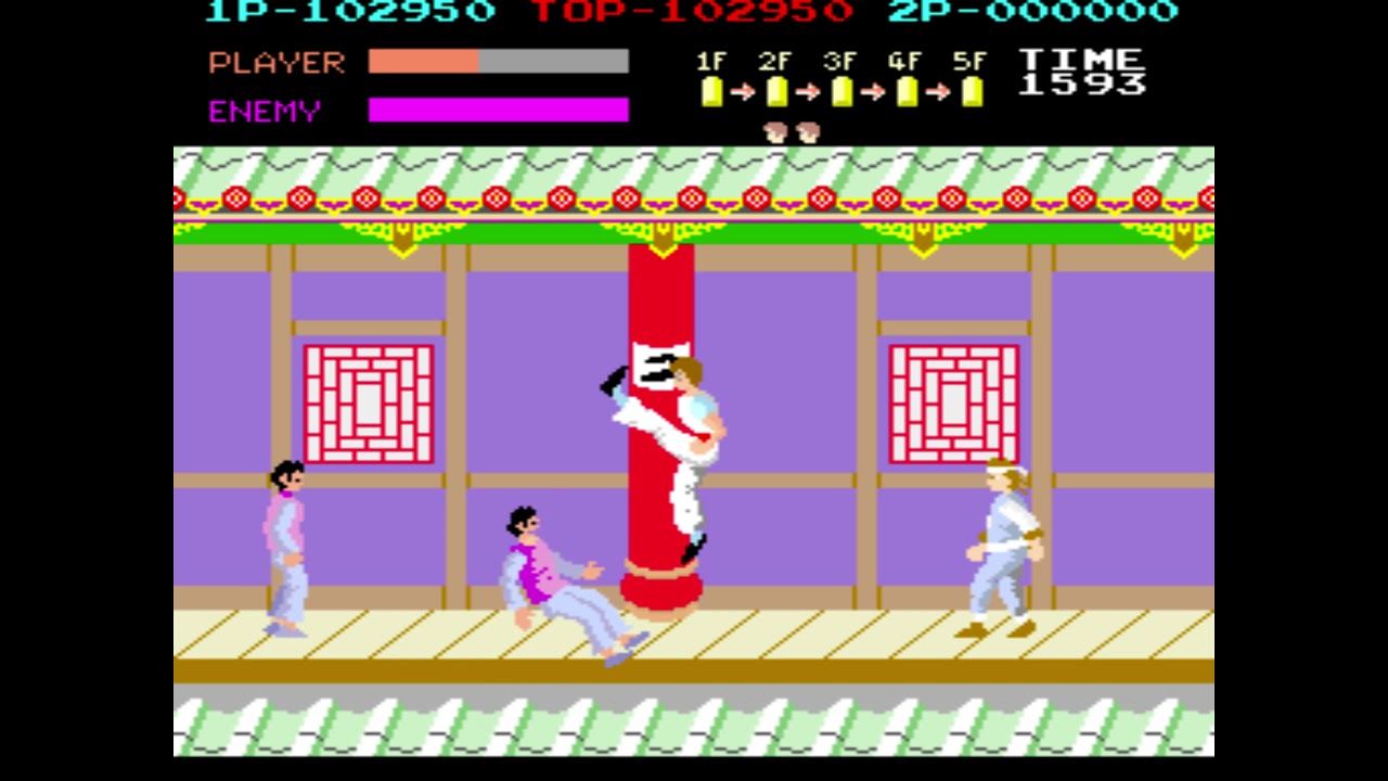Kung Fu Master (arcade) - Last Floor & Ending