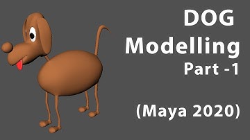 Maya 2020 Dog Modelling part 1