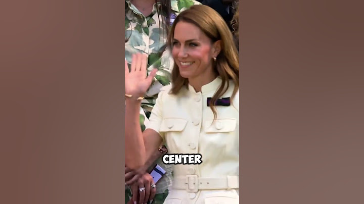 A royal standing ovation for Kate Middleton😱