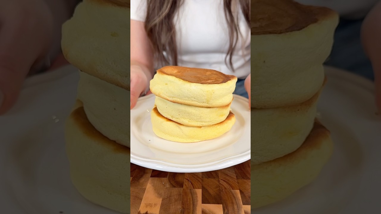Clouds you can eat ☁️🥞 Japanese Soufflé Pancakes✨