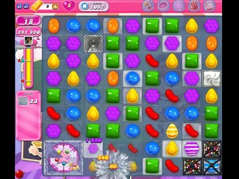 Candy Crush Saga- Gameplay level 1087