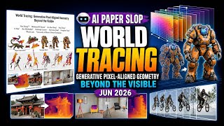 World Tracing: Generative Pixel-Aligned Geometry Beyond the Visible (Jun 2026)