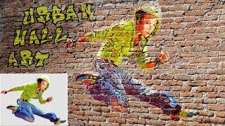 Photoshop: Transform a Photo into Urban Wall Art! screenshot 2