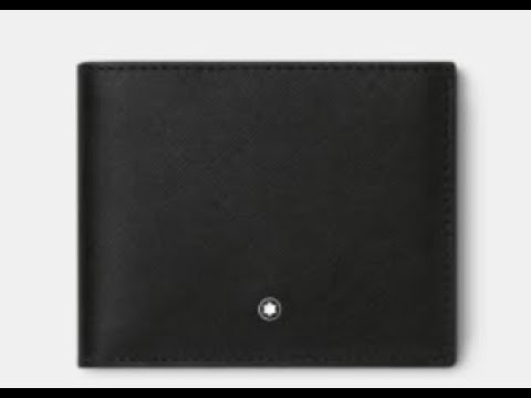 Montblanc Sartorial Wallet, Leather, Black, 6 Cards, Money Clip, 13031 -  Iguana Sell