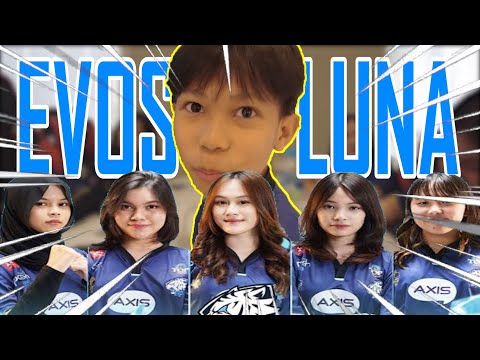 RASYAH DUKUNG LANGSUNG EVOS LUNA ~ EVOS LUNA FFML LADIES WEEK 3