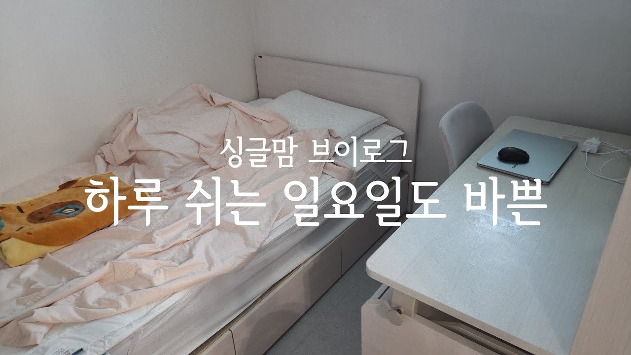 결벽증 미니멀라이프 싱글맘 브이로그 | 하루 쉬는 일요일도 바쁘다