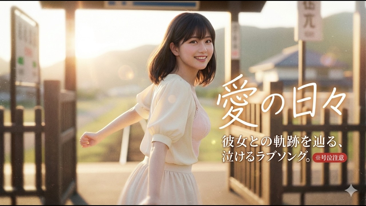 【MV] 【泣けるラブソング】愛の日々 - 彼女との軌跡を辿る物語 / 