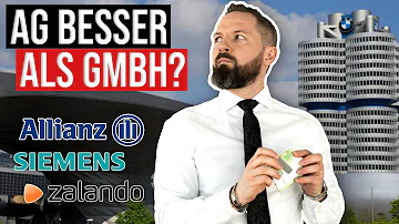 Warum GmbH besser als AG?